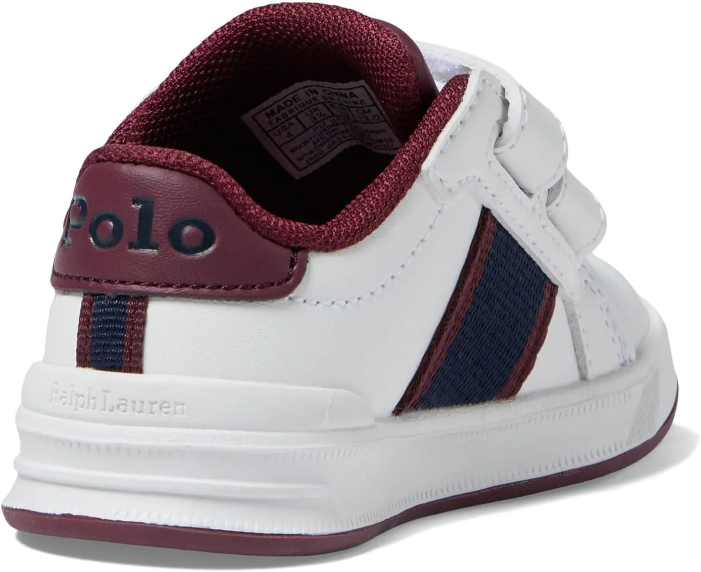 POLO RALPH LAUREN Baby-Boy's Heritage Court Ii Bear Ez (Toddler) Sneaker
