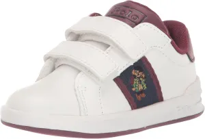 POLO RALPH LAUREN Baby-Boy's Heritage Court Ii Bear Ez (Toddler) Sneaker