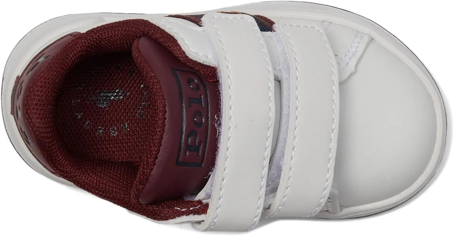 POLO RALPH LAUREN Baby-Boy's Heritage Court Ii Bear Ez (Toddler) Sneaker