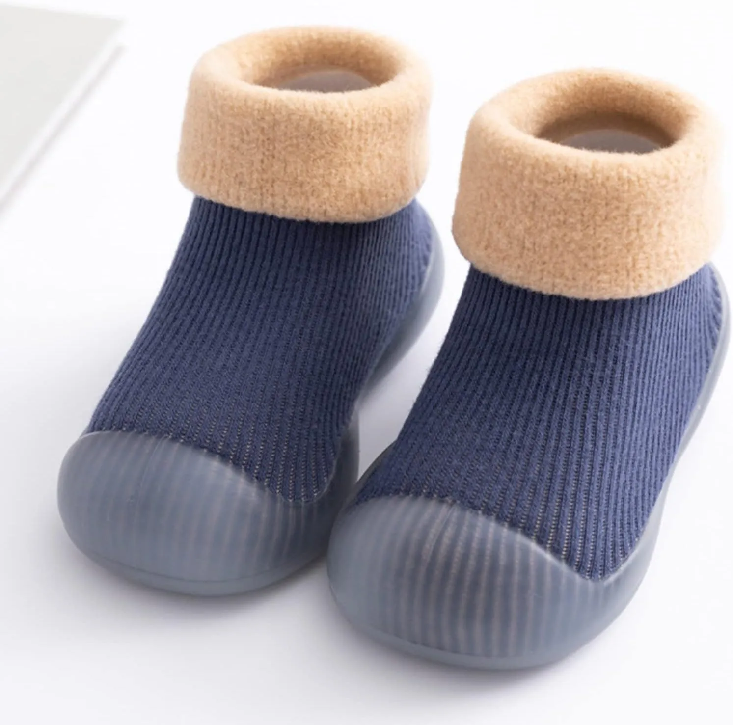 Puppy Slippers for Boys Girls Socks Slipper Soft Baby Boys Rubber Shoes Sole Boys Bedroom Slippers Size 3