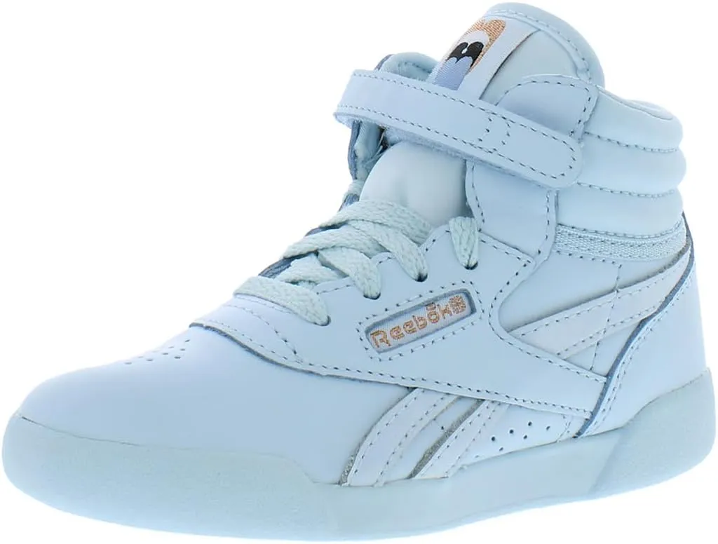 Reebok Cardi B Freestyle Hi Infant/Toddler Shoes Size 7, Color: Glass Blue