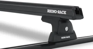 Rhino-Rack Heavy Duty RLT600 2 Bar Trackmount Roof Rack Jeep Wrangler JK 07-18