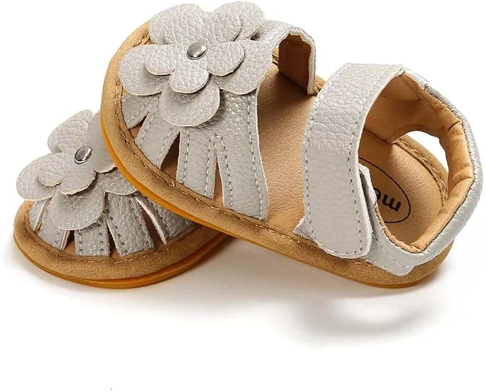 Rubber Walking Non-Slip Flat Baby Flower Boys Sandals Sole Shoes Girls Soft Baby Shoes Water Shoe Toddler Girl
