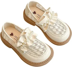 sfdgfhyf Girls Tennis Shoes Kids Baby Girls Leather Shoes Mesh Ruffle Shoes Fashion Student Sandals Little Child/Big