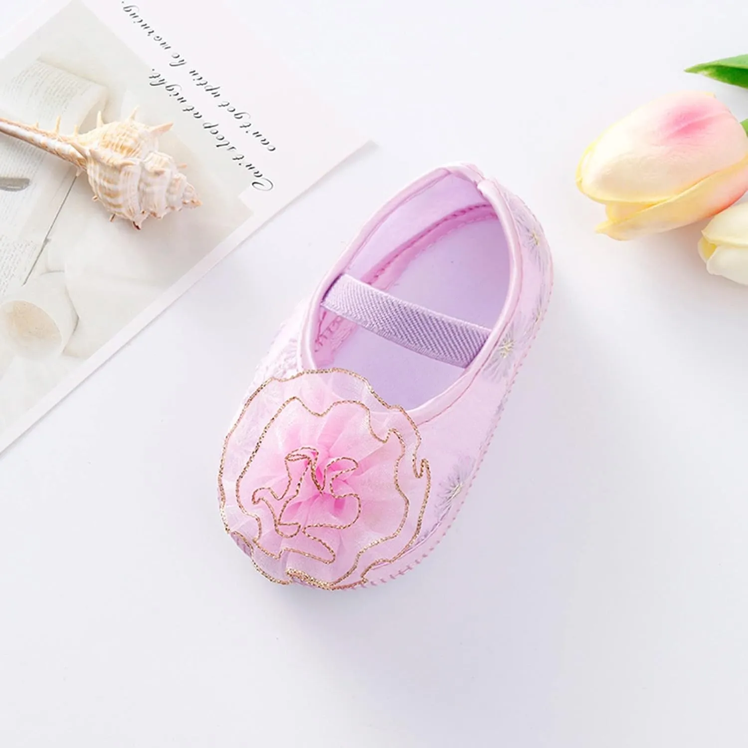 Shoes for 10 Year Old Girls Shoes Shoes Little Child Sole Princess Toddler Flowers Shoes Soft Cute Baby Wrestling Shoes