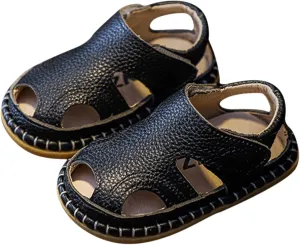 Shoes for Older Boys Summer Children Infant Toddler Shoes Men And Girls Sandals Flat Bottom Stand Alone Slides for Kids