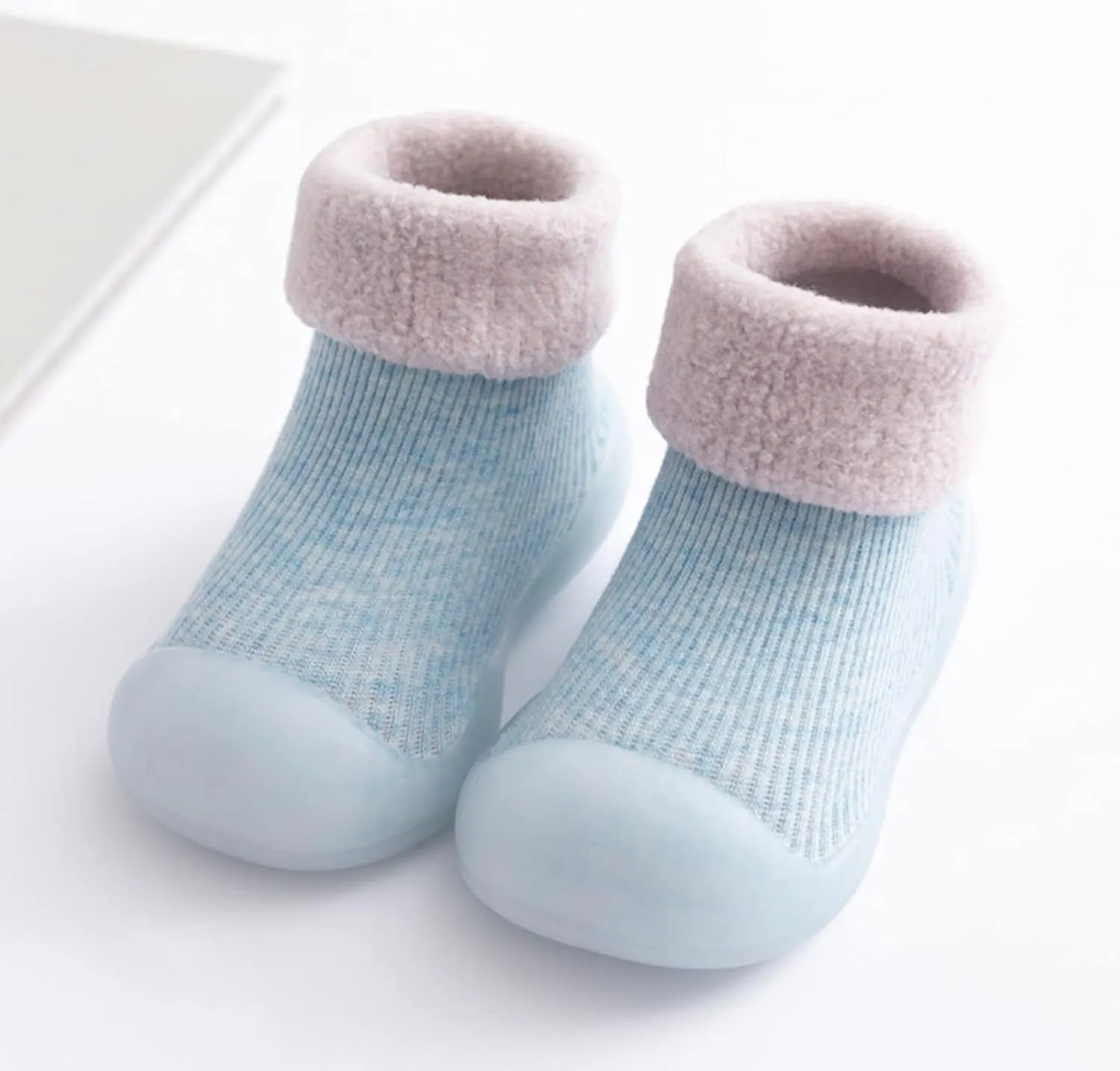 Slippers for Teen Boys Girls Socks Slipper Soft Baby Boys Rubber Shoes Sole Solid Children's Slippers for Boys