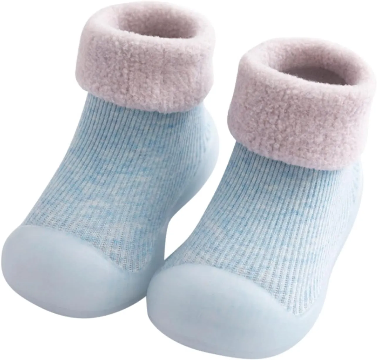 Slippers for Teen Boys Girls Socks Slipper Soft Baby Boys Rubber Shoes Sole Solid Children's Slippers for Boys