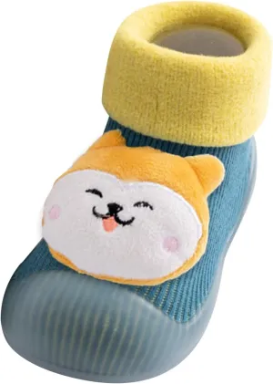 Sock Shoes Toddler Infant Cartoon Floor Slipper Soft Rubber Sole Breathable Indoor House Boys Girls Toddler Shoes