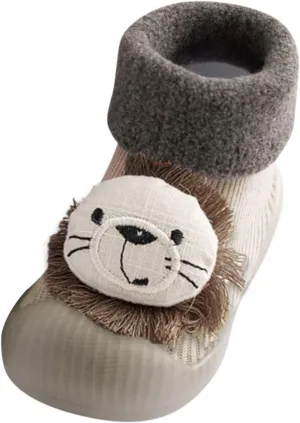 Sock Shoes Toddler Infant Cartoon Floor Slipper Soft Rubber Sole Breathable Indoor House Boys Girls Toddler Shoes