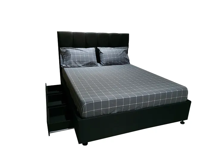 Sofia Drawer Bed - Bedframe with Headboard and Drawers
