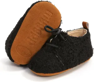 SOFMUO Unisex Baby Girl Boy Slippers Lightweight Non-Slip Indoor Moccasins House Shoes Toddler Booties