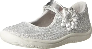 Stride Rite Haylie Mary Jane (Toddler/Little Kid), Silver, 8 Toddler