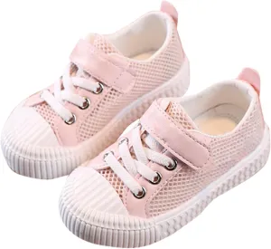 Summer Thin Mesh Rubber Sole Lightweight Breathable Non Slip Children's Casual Sports Shoes Girls Shoes Size 2 Big Kid