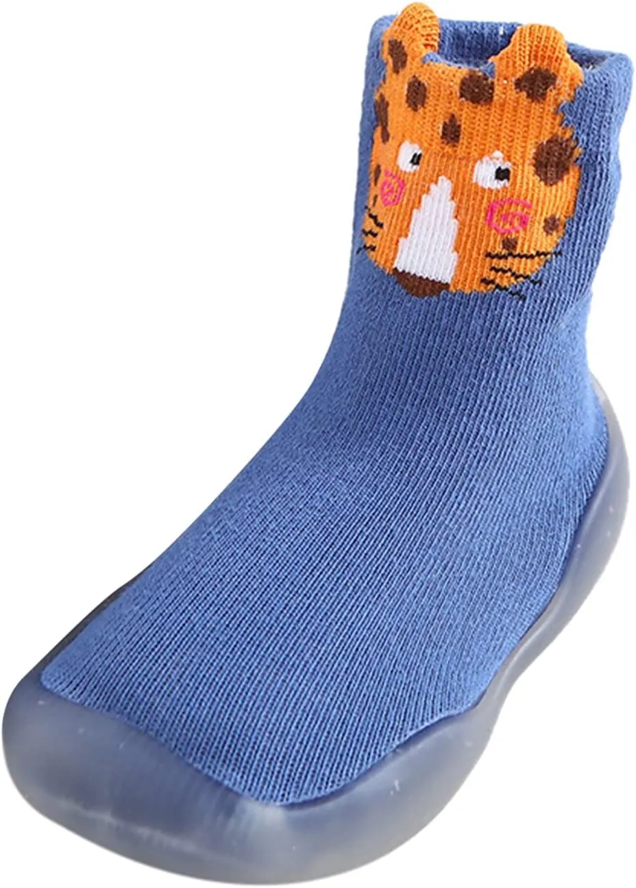 Toddler Baby Boys Girls Solid Warm Knit Soft Sole Rubber Shoes Socks Slipper Slippers for Men Non Slip