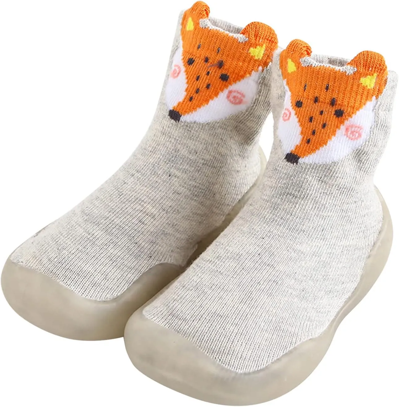 Toddler Baby Boys Girls Solid Warm Knit Soft Sole Rubber Shoes Socks Slipper Slippers for Men Non Slip