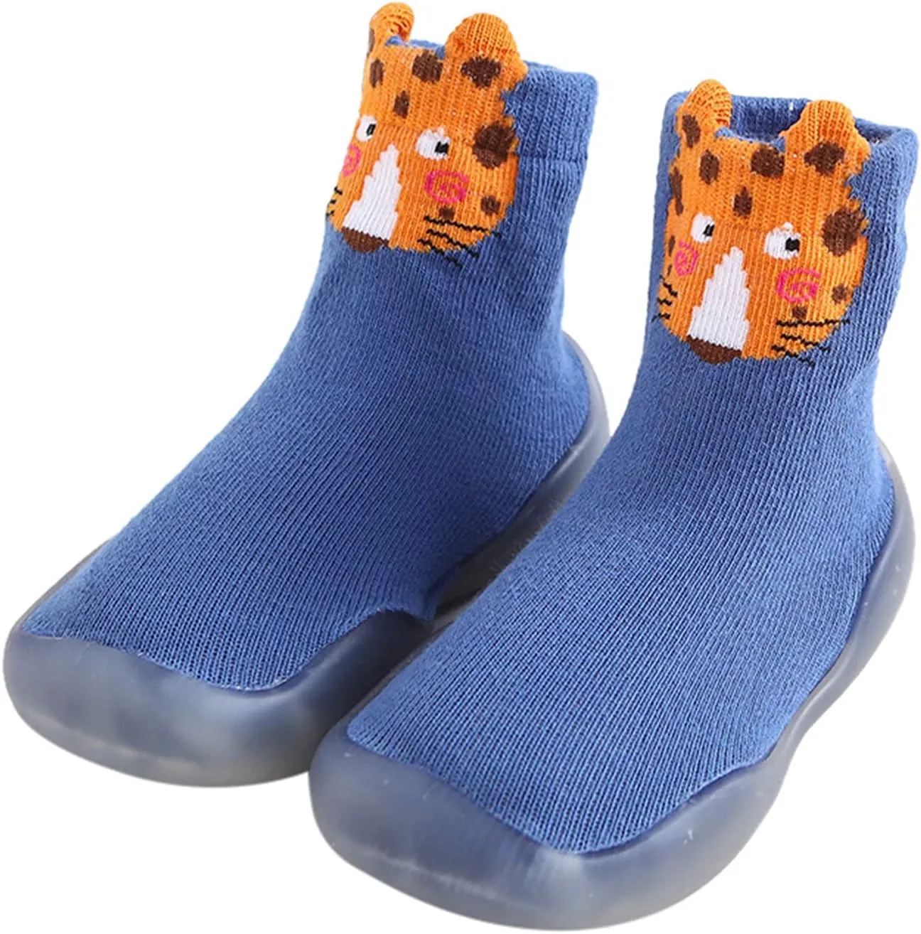 Toddler Baby Boys Girls Solid Warm Knit Soft Sole Rubber Shoes Socks Slipper Slippers for Men Non Slip