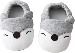 Toddler Baby Ear Sock Cotton Slippers Boys Girls Soft Non-slip House Floor Shoes Infant First Wailing Slipper