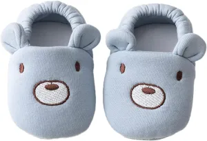 Toddler Baby Ear Sock Cotton Slippers Boys Girls Soft Non-slip House Floor Shoes Infant First Wailing Slipper