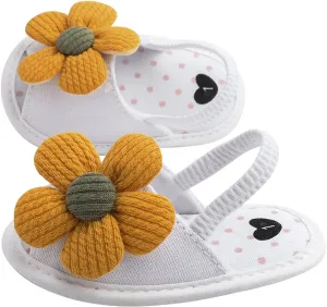 Toddler Girls Casual Sandals Shoes Shoes Baby Sandals Flower Sole Leisure Children's Baby Sun Soft Cartoon Slippers