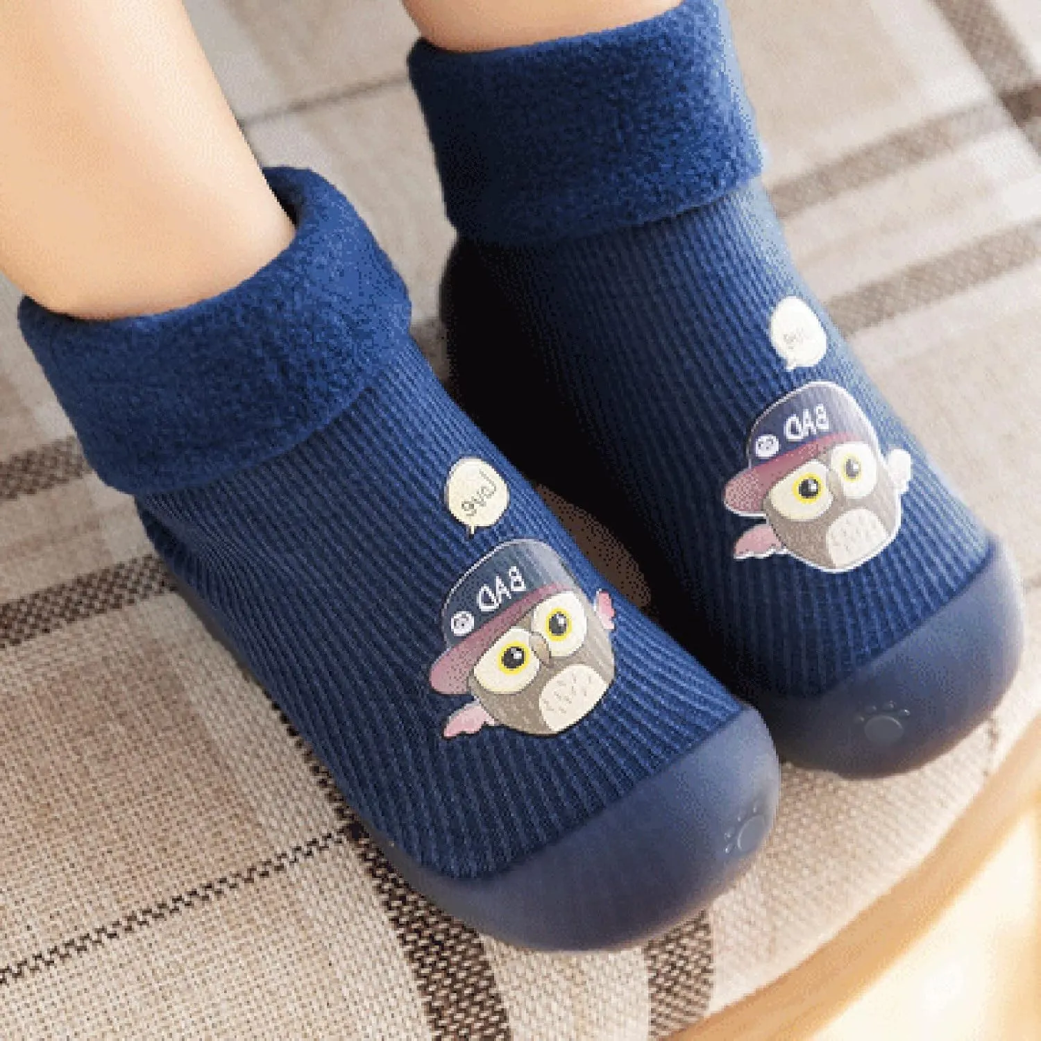 Toddler Light up Shoes Girls Rubber Boys Girls Sole Toddler Knit Soft Warm Baby Stocking Shoes Shoes for Girls