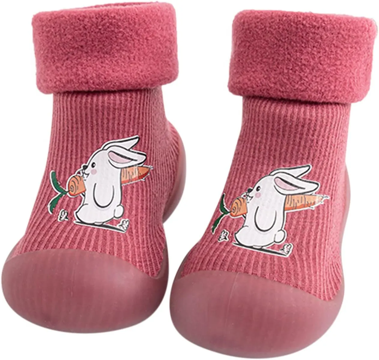 Toddler Light up Shoes Girls Rubber Boys Girls Sole Toddler Knit Soft Warm Baby Stocking Shoes Shoes for Girls