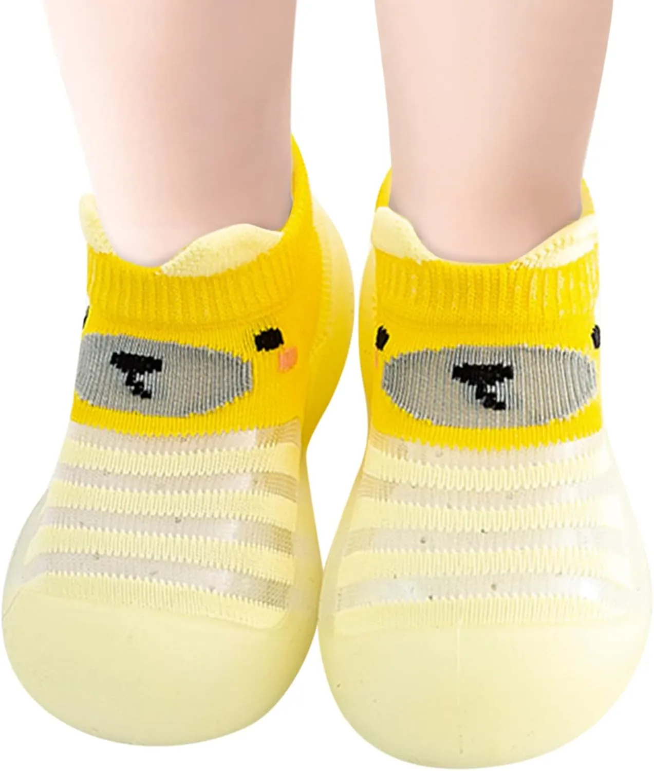 Toddler Shoes Baby First Walking Non-Skid Shoes Infant Boys Girls Print Breathable Knit Mesh Socks Shoes Slippers
