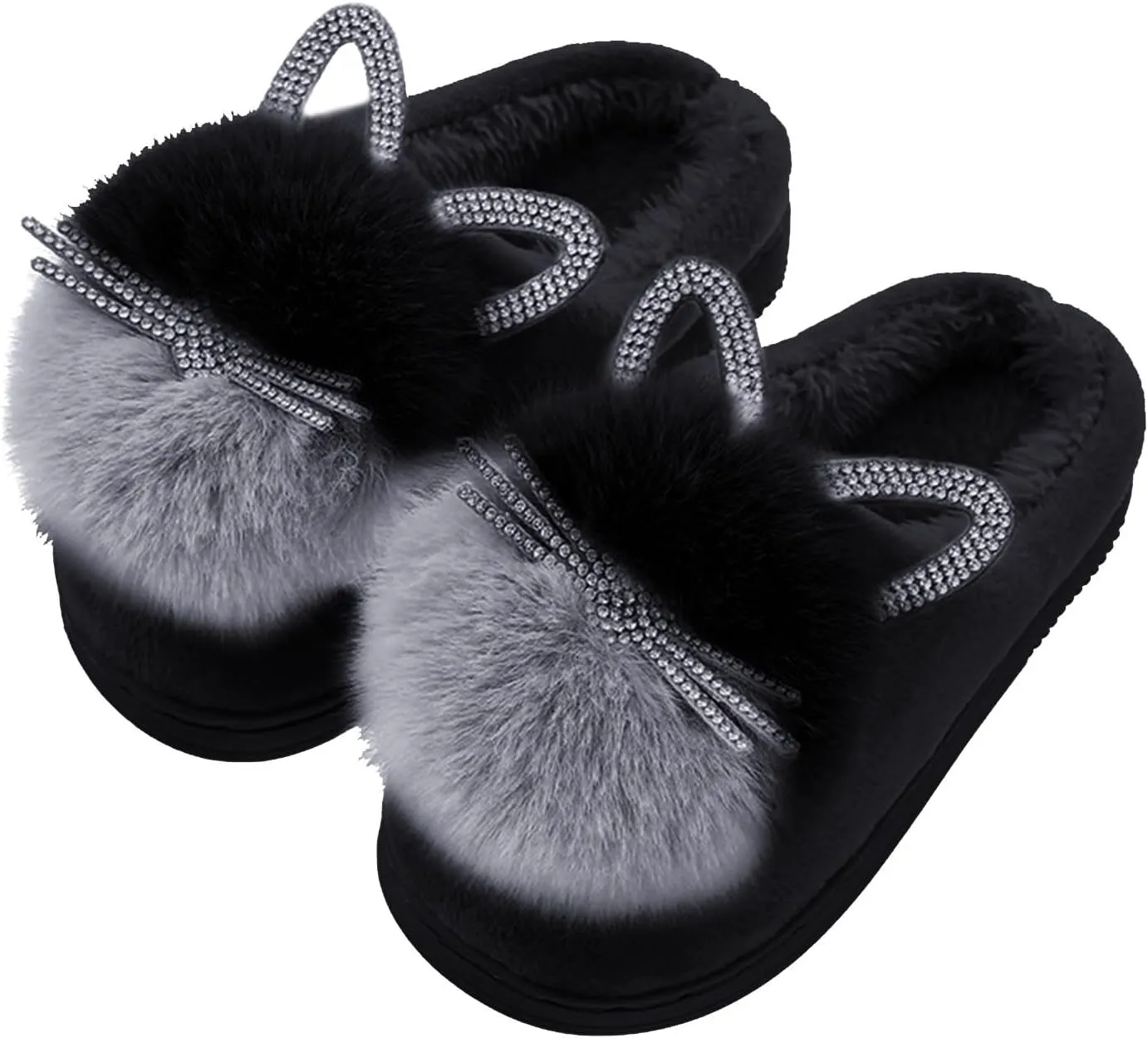 Toddler Slippers Girls Boys Soft Sole Non Slip Socks Slippers First Walking Shoes Fleece Fluff ?All Slipper