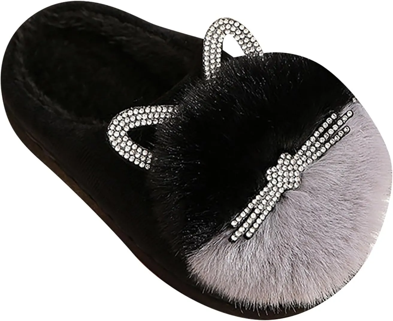 Toddler Slippers Girls Boys Soft Sole Non Slip Socks Slippers First Walking Shoes Fleece Fluff ?All Slipper