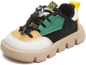 Toddler Walking Shoes Chunky Girls Boys Barefoot Shoes Slip Resistant Baby Running Shoes Soft Sole