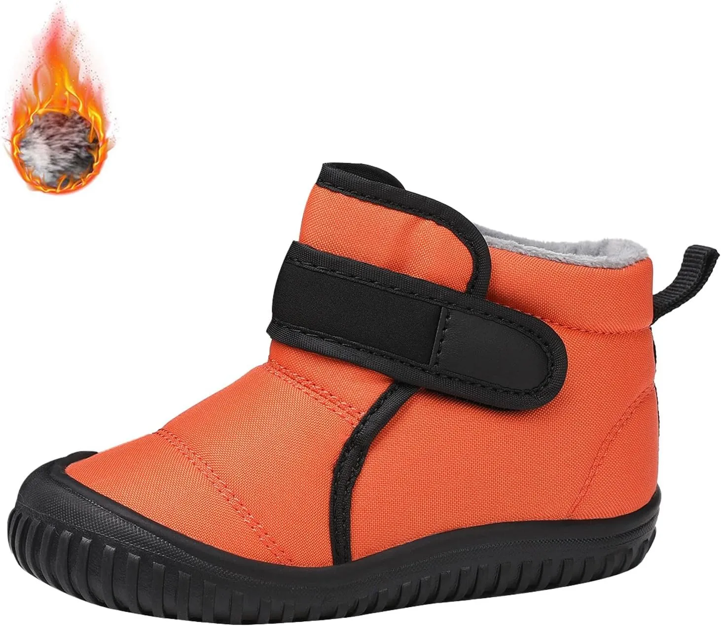 Toddler Winter Snow Boots Boys Girls Cold Weather Baby Faux Fur Shoes Toddler Soft Bottom Breathable Shoes Girls