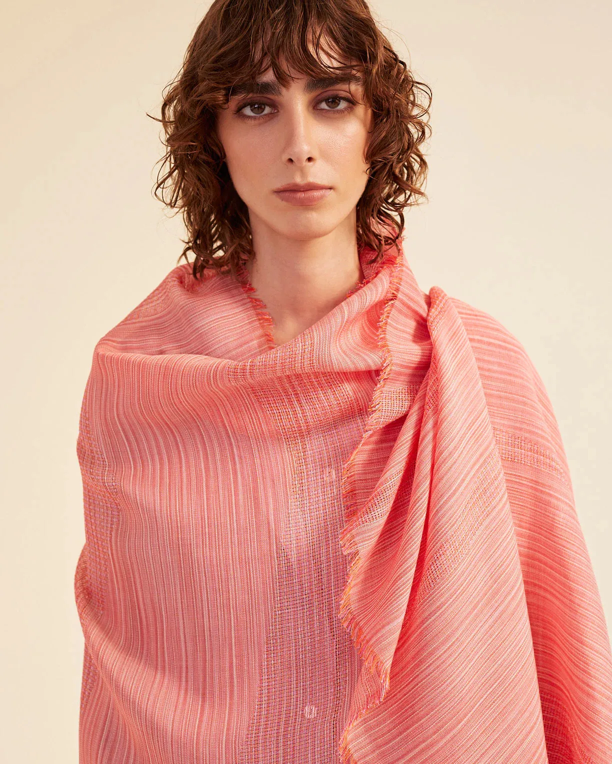 Trait Scarf in Candy Stripe