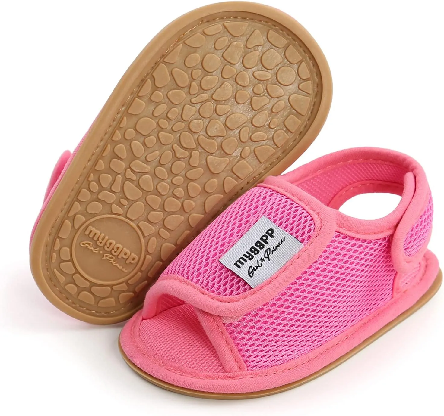 Walking Sandals Soft Baby Flat Girls Non-Slip Shoes Shoes Mesh Sole Rubber Boys Baby Shoes Toddler Girl Beach