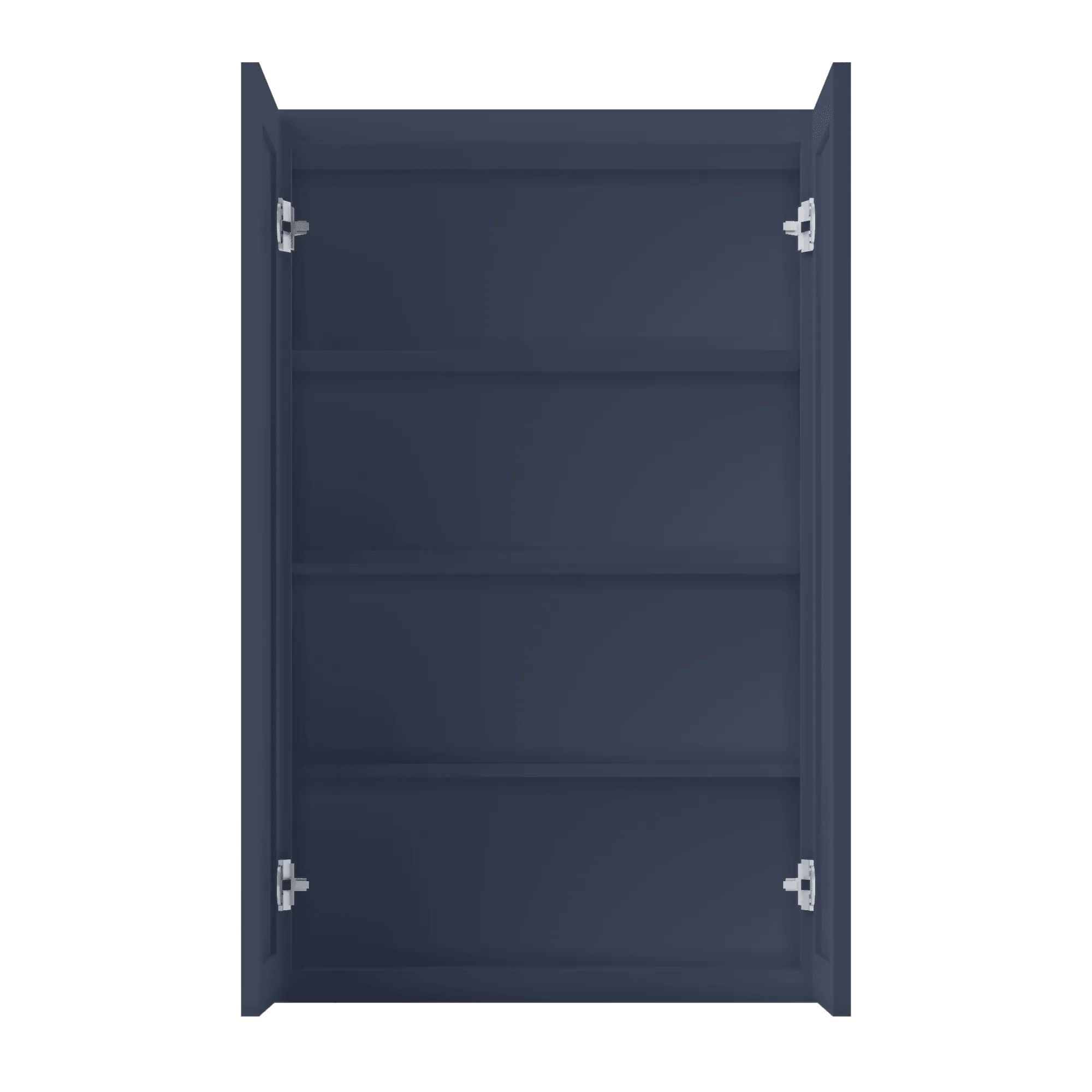 Wall Kitchen Cabinet W2742 Danbury Blue LessCare 27 in. width 42 in. height 12 in. depth