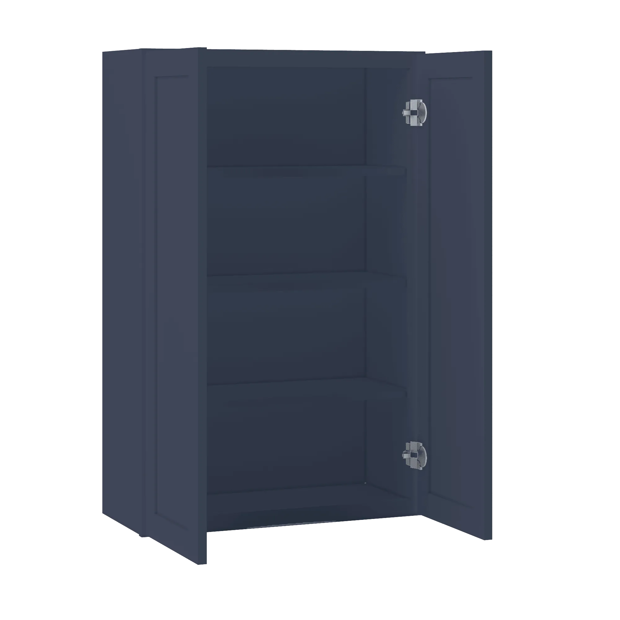 Wall Kitchen Cabinet W2742 Danbury Blue LessCare 27 in. width 42 in. height 12 in. depth