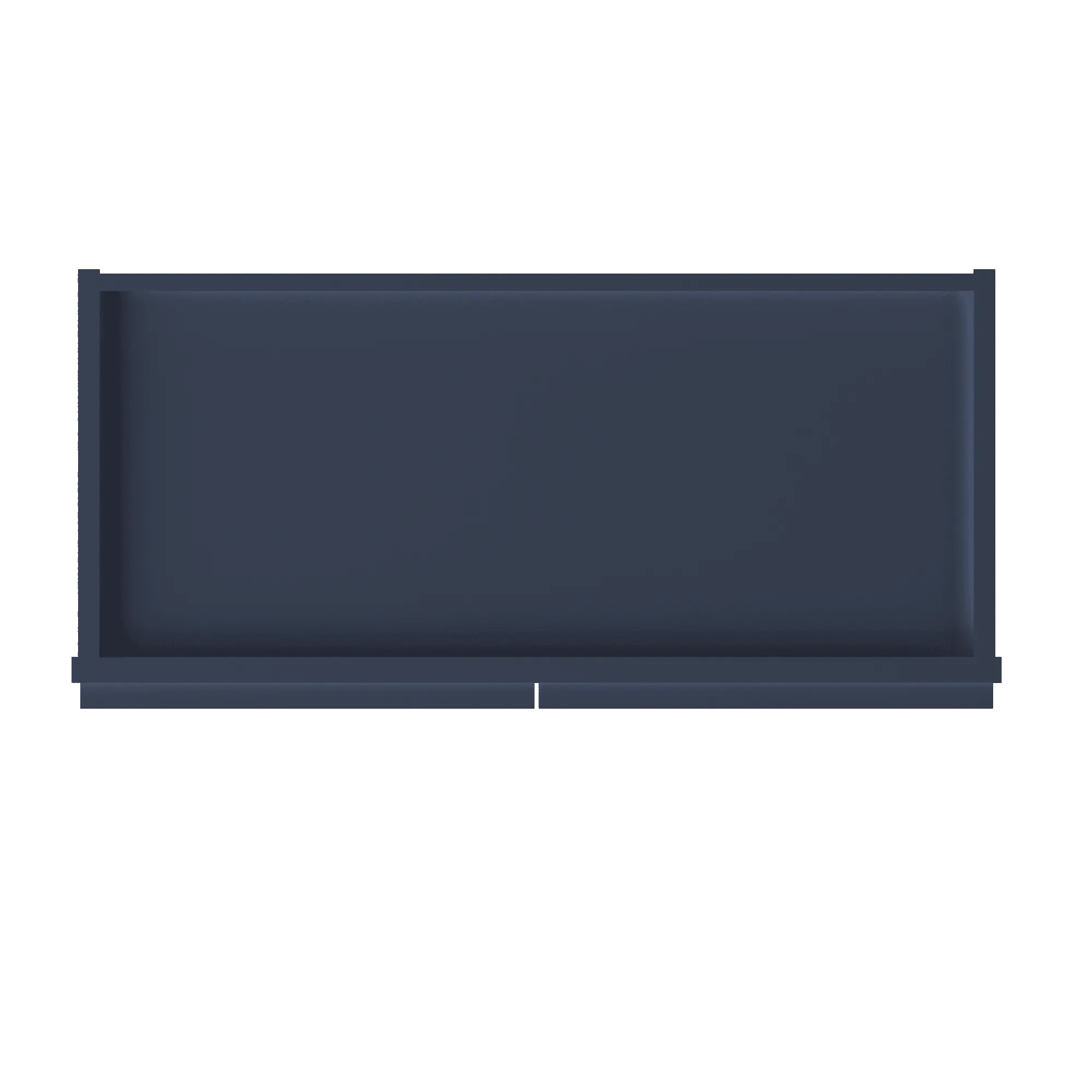 Wall Kitchen Cabinet W2742 Danbury Blue LessCare 27 in. width 42 in. height 12 in. depth