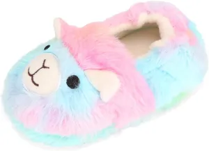 Winter Slippers For Girls Cartoon Animal Slippers Toddler Warm Plush House Shoes Little Kids Home Slippers